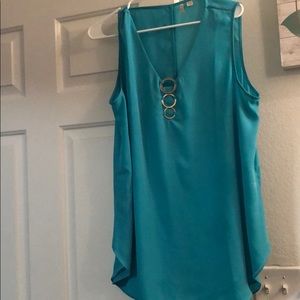 Turquoise tank top